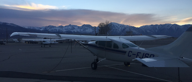 Overnight stop at Bishop, California