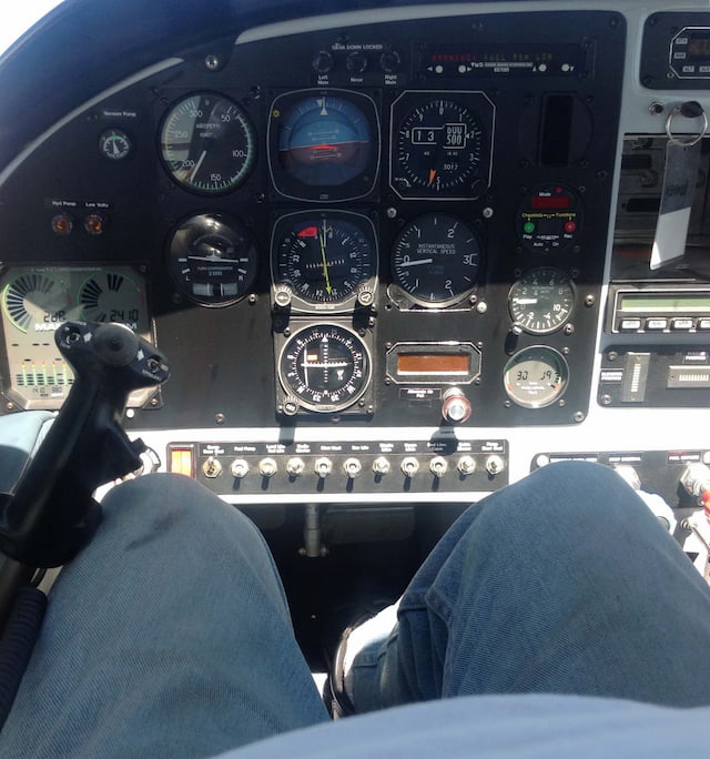 Lancair cockpit