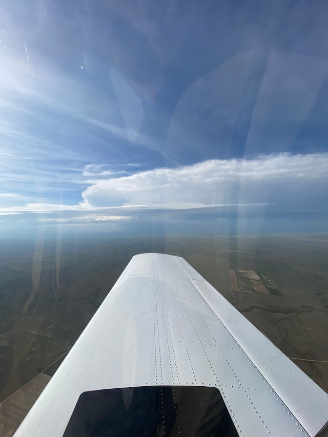 N643XL in flight