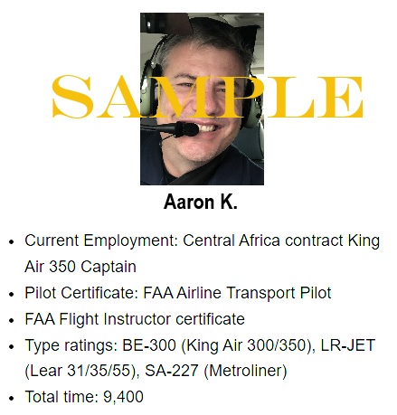 Sample Pilot Photo